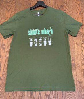 green slainte mhath t-shirt